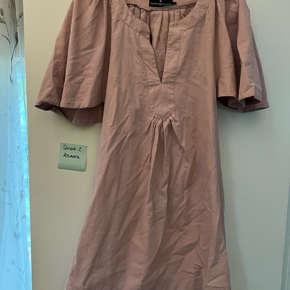 Small - Pomander Place Finley Flutter Sleeve dress in orchid - Picture 2 of 2